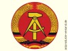 Aufkleber DDR Emblem rund 7cm