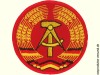 Aufnäher DDR Emblem rund 7cm