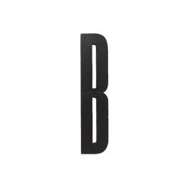 Design Letters Black Wooden Buchstabe - B - schwarz - Höhe 12 cm - Breite 9 mm