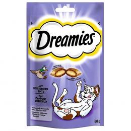 Dreamies Katzensnack Klassik - Sparpaket Ente (6 x 60 g)