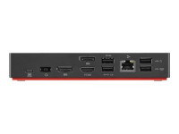 Lenovo ThinkPad USB-C Dock Gen 2 - Dockingstation - USB-C - HDMI, 2 x DP - GigE - 90 Watt - für Thin