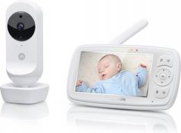 Motorola EASE44 Connect - Wi-Fi-Babyphone mit Kamera und App - HD-Video-Streaming - Viele Funktionen